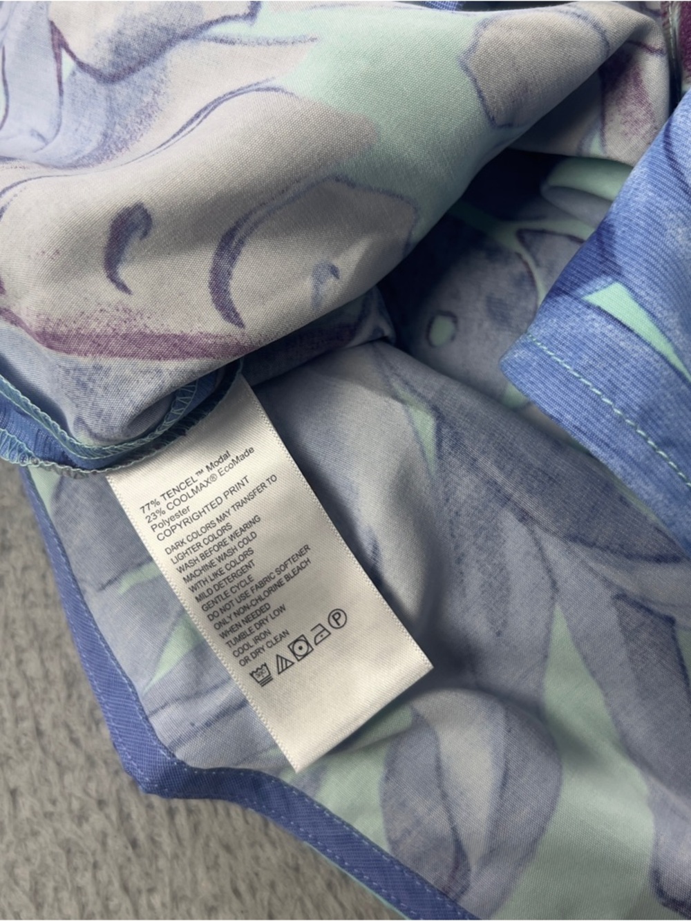 Tommy Bahama The Coconut Point Shirt Mens Medium Blue Multi Hawaiian Islandzone - Picture 9 of 10